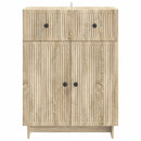 Sideboard Sonoma-eg 66 x 34,5 x 90 cm Konstrueret træ