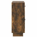 Sideboard med skuffe Røget eg 66 x 34,5 x 90 cm Konstrueret træ