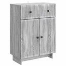 Sideboard Grå sonoma-eg 66 x 34,5 x 90 cm Konstrueret træ