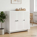 Sideboard Hvid 89 x 34,5 x 80 cm Konstrueret træ
