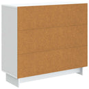 Sideboard Hvid 89 x 34,5 x 80 cm Konstrueret træ