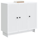 Sideboard Hvid 89 x 34,5 x 80 cm Konstrueret træ