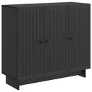 Sideboard Sort 89 x 34,5 x 80 cm Konstrueret træ