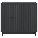 Sideboard Sort 89 x 34,5 x 80 cm Konstrueret træ