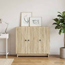 Sideboard Sonoma-eg 89 x 34,5 x 80 cm Konstrueret træ