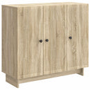 Sideboard Sonoma-eg 89 x 34,5 x 80 cm Konstrueret træ
