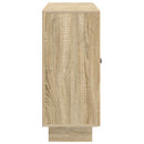 Sideboard Sonoma-eg 89 x 34,5 x 80 cm Konstrueret træ