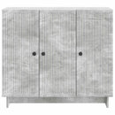 Sideboard Betongrå 89 x 34,5 x 80 cm Konstrueret træ
