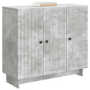 Sideboard Betongrå 89 x 34,5 x 80 cm Konstrueret træ