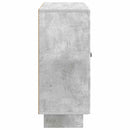 Sideboard Betongrå 89 x 34,5 x 80 cm Konstrueret træ
