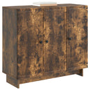 Sideboard Røget eg 89 x 34,5 x 80 cm Konstrueret træ