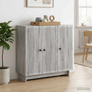 Sideboard Grå sonoma-eg 89 x 34,5 x 80 cm Konstrueret træ