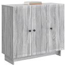 Sideboard Grå sonoma-eg 89 x 34,5 x 80 cm Konstrueret træ