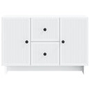 Sideboard med skuffe Hvid 89 x 34,5 x 60 cm Konstrueret træ