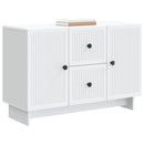 Sideboard med skuffe Hvid 89 x 34,5 x 60 cm Konstrueret træ