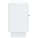 Sideboard med skuffe Hvid 89 x 34,5 x 60 cm Konstrueret træ