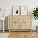 Sideboard Sonoma-eg 89 x 34,5 x 60 cm Konstrueret træ