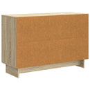 Sideboard Sonoma-eg 89 x 34,5 x 60 cm Konstrueret træ
