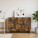 Sideboard med skuffe Røget eg 89 x 34,5 x 60 cm Konstrueret træ