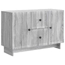Sideboard Grå sonoma-eg 89 x 34,5 x 60 cm Konstrueret træ