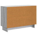 Sideboard Grå sonoma-eg 89 x 34,5 x 60 cm Konstrueret træ