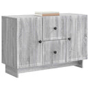 Sideboard Grå sonoma-eg 89 x 34,5 x 60 cm Konstrueret træ
