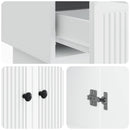 Sideboard Hvid 66 x 34,5 x 95 cm Konstrueret træ