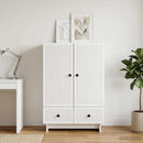 Sideboard Hvid 66 x 34,5 x 95 cm Konstrueret træ