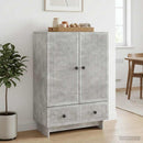 Sideboard BetonGrå 66 x 34,5 x 95 cm Konstrueret træ