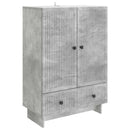 Sideboard BetonGrå 66 x 34,5 x 95 cm Konstrueret træ