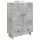 Sideboard BetonGrå 66 x 34,5 x 95 cm Konstrueret træ