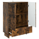 Sideboard Røget Eg 66 x 34,5 x 95 cm Konstrueret træ