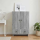 Sideboard Grå Sonoma 66 x 34,5 x 95 cm Konstrueret træ