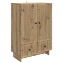 Sideboard Artisan Eg 66 x 34,5 x 95 cm Konstrueret træ