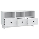 TV-skab med skuffe Hvid 102 x 34,5 x 50 cm Konstrueret træ