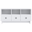 TV-skab med skuffe Hvid 102 x 34,5 x 50 cm Konstrueret træ