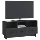 TV-skab med skuffe Sort 102 x 34,5 x 50 cm Konstrueret træ