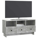 TV-skab med skuffe Betongrå 102 x 34,5 x 50 cm Konstrueret træ