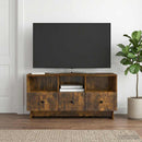 TV-skab med skuffe Røget eg 102 x 34,5 x 50 cm Konstrueret træ