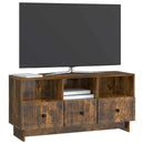 TV-skab med skuffe Røget eg 102 x 34,5 x 50 cm Konstrueret træ