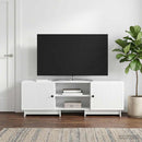 TV-skab Hvid 150 x 31 x 50 cm Konstrueret træ