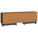 TV-skab Sort 150 x 31 x 50 cm Konstrueret træ
