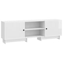 TV-skab Højglans Hvid 150 x 31 x 50 cm Konstrueret træ