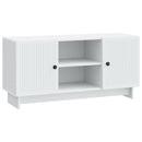 TV-skab 102 x 34,5 x 50 cm Hvid Konstrueret træ