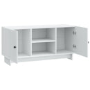 TV-skab 102 x 34,5 x 50 cm Hvid Konstrueret træ
