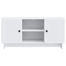 TV-skab 102 x 34,5 x 50 cm Hvid Konstrueret træ