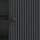 TV-skab 102 x 34,5 x 50 cm Sort Konstrueret træ