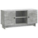 TV-skab 102 x 34,5 x 50 cm Betongrå Konstrueret træ