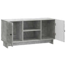 TV-skab 102 x 34,5 x 50 cm Betongrå Konstrueret træ