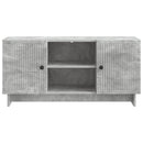 TV-skab 102 x 34,5 x 50 cm Betongrå Konstrueret træ